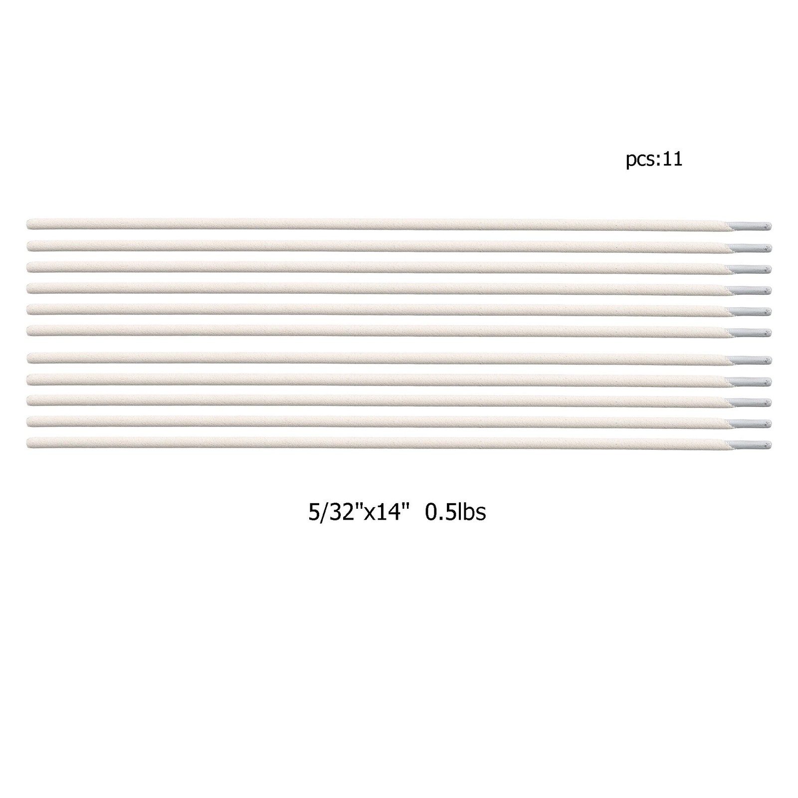 E4043 5/32″ x 14″ 0.5 Lb Aluminum Welding Rod TIG Filler Rod 11 Rods