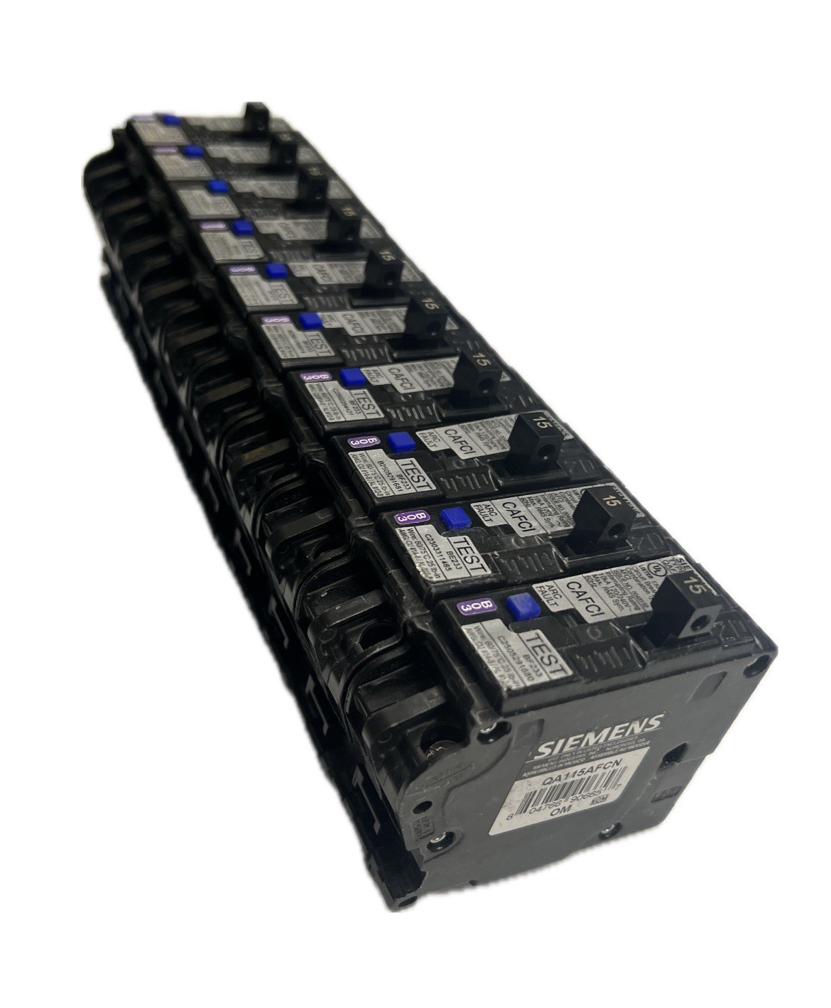 QA115AFCN LOT OF 10 SIEMENS 15A ARC-FAULT AFCI PLUG ON NEUTRAL NO PIGTAIL WIRE