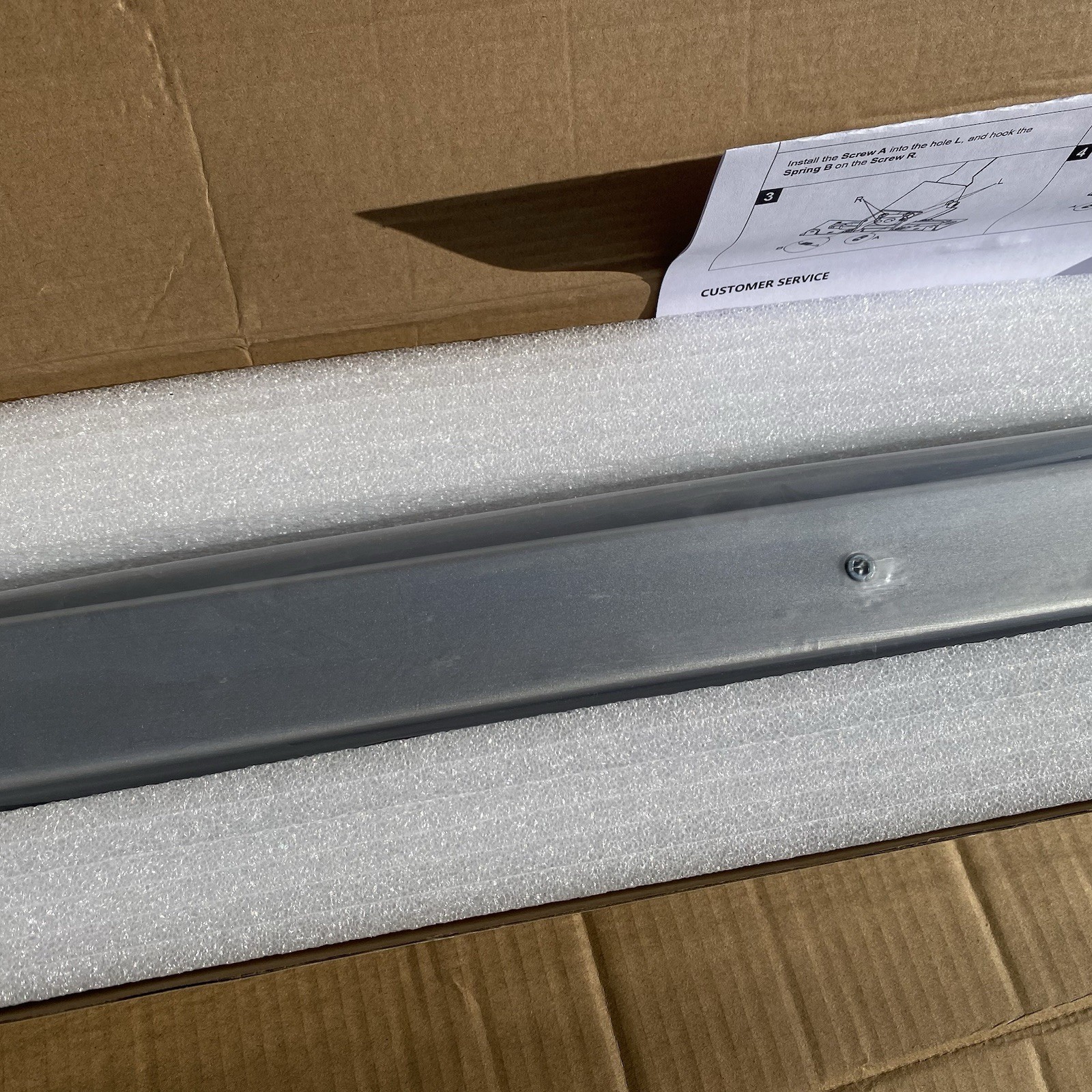 Commercial Panic Bar with Vertical Rod 32-48 in Push Exit Device Stainless Steel