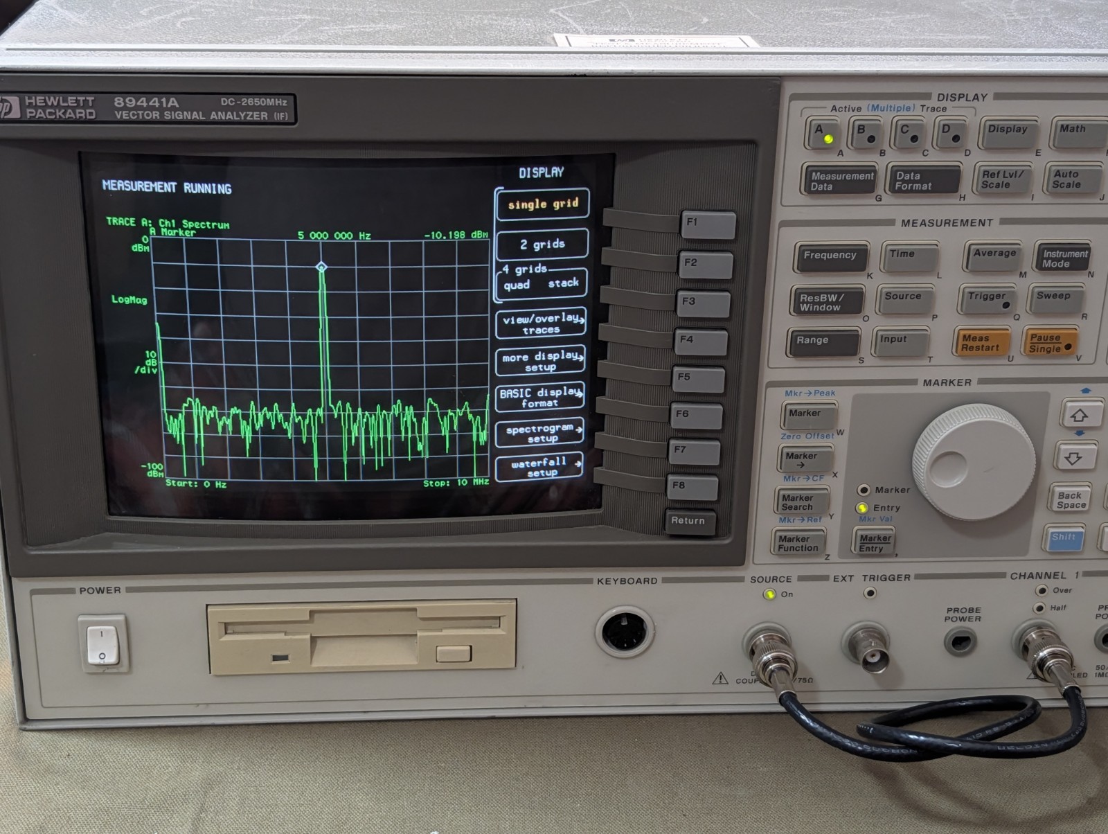 HP/Agilent 89441A Vector Signal Analyzer IF Unit DC-2.65 GHz in Good Working Cnd