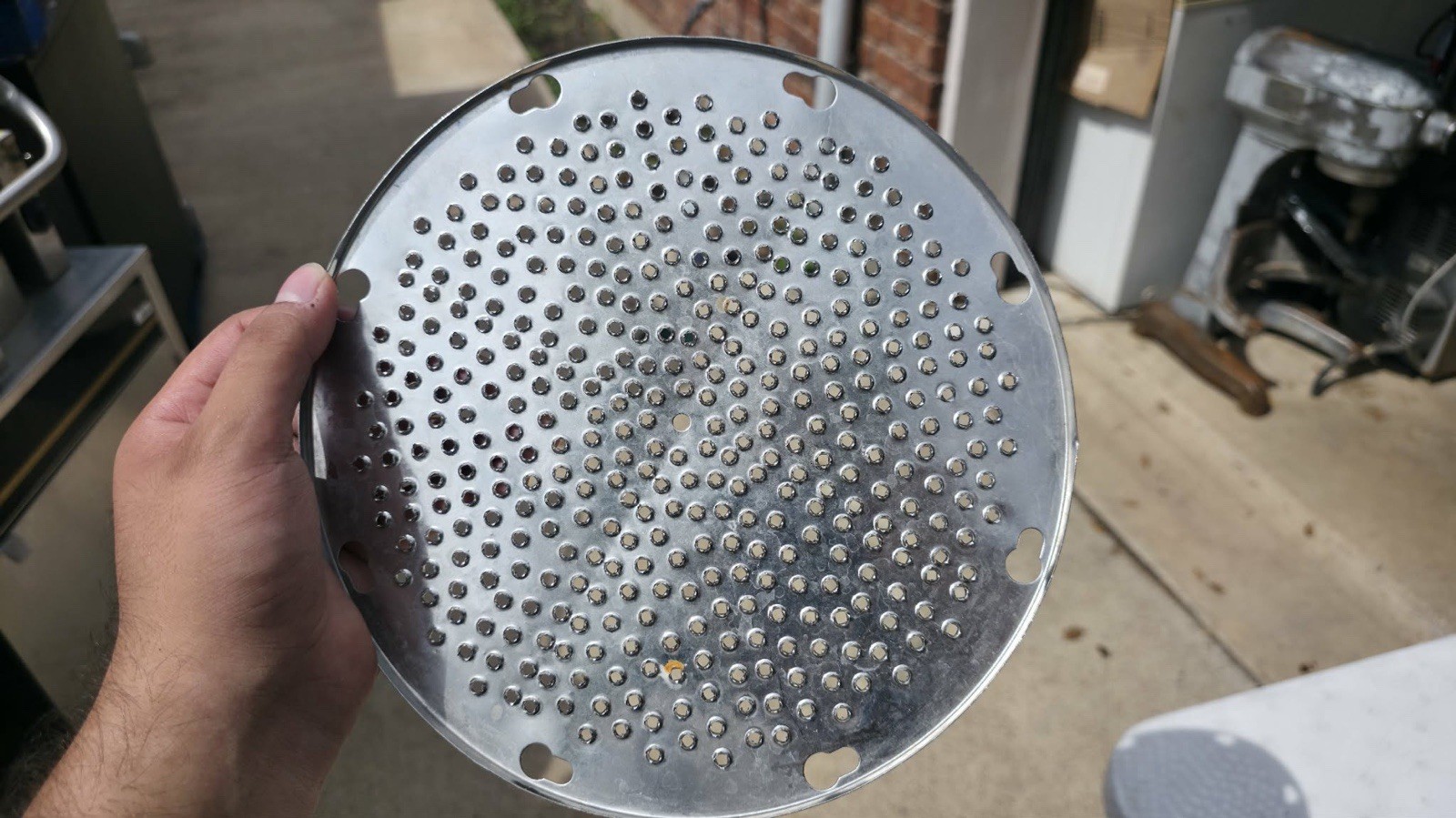 Hobart Pelican Head Mixer Attachment Shredder Grater Slicer Lot 34