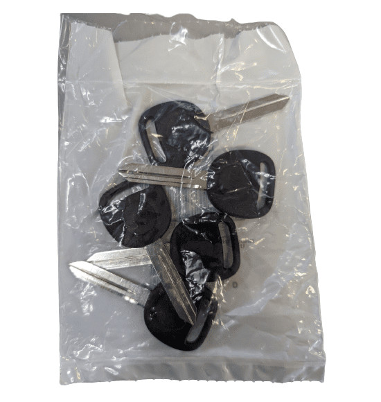 5-PACK GM Non Chip Ignition Key Blank Uncut Blade Made by Ilco B102-P