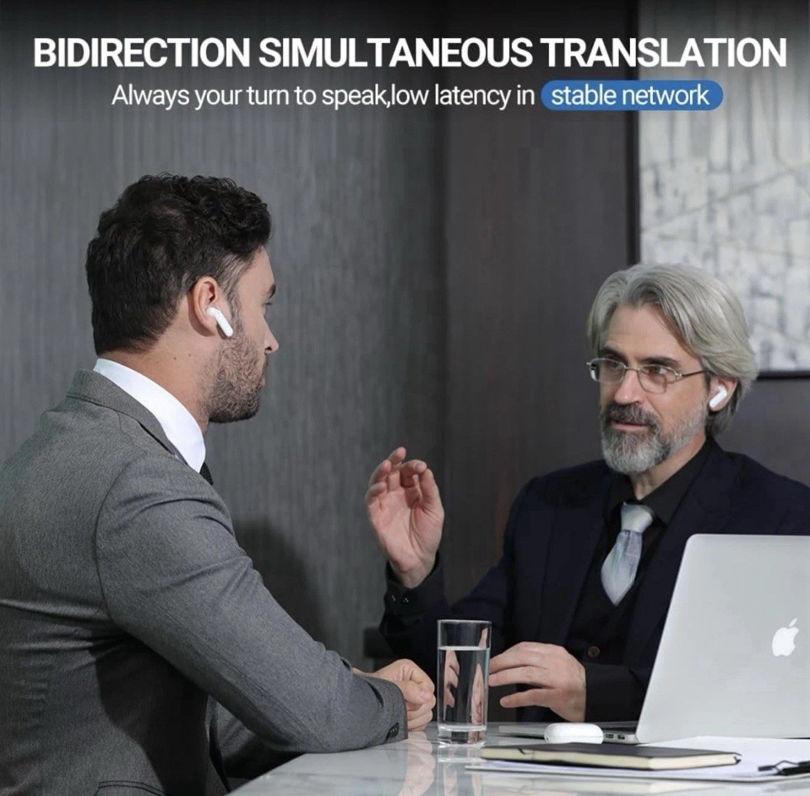 Timekettle WT2 Edge W3 Ai Translator Earbuds White 8 Offline, 40 Online Language