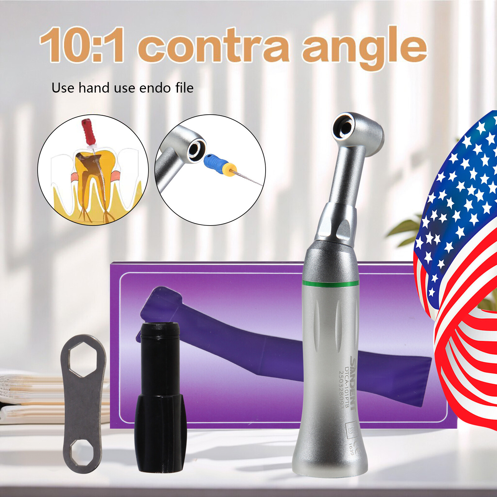 3pcs Sybronendo Dental Endo Buchanan Hand Plugger Niti Tip Fill Obturation 3Size