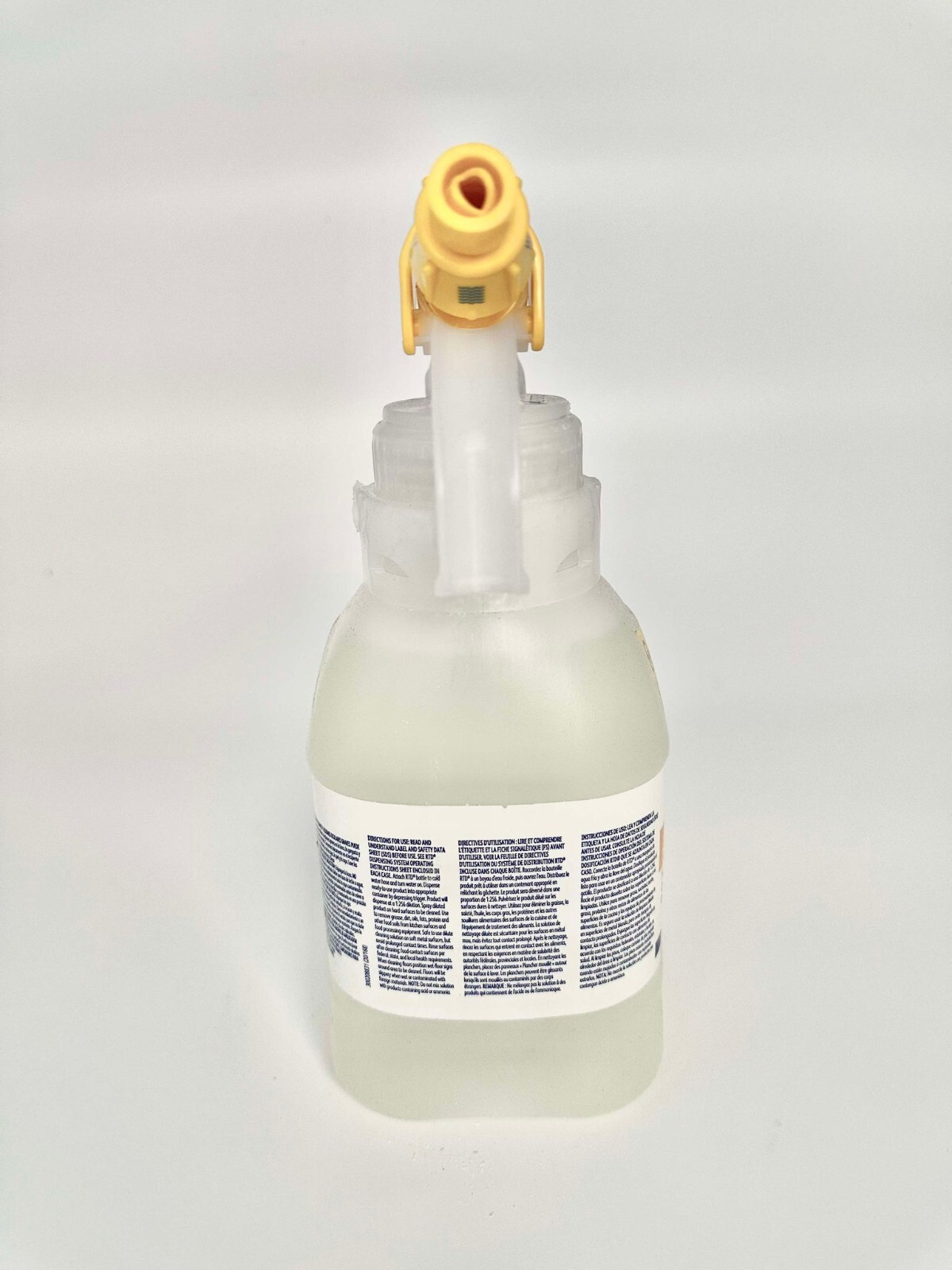 DIVERSEY Degreaser: Suma, D3.4, Fits RTD Spray Dispenser Series, 1.5 L, Chlorine