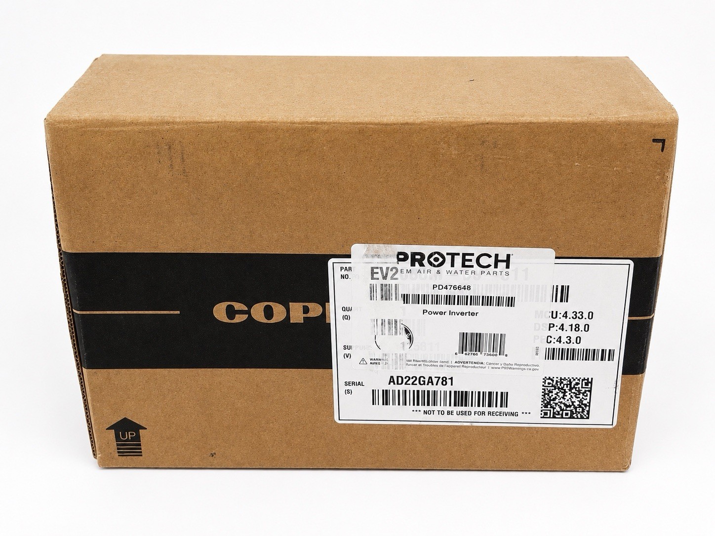 Rheem Ruud ProTech PD476648 Power Inverter EV2080M-C9-811 47-105221-09