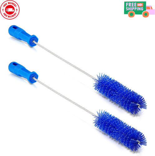 2 Pack Flexible Drain Brush Set – 19.7″ Pipe Cleaning Tool for Shower & Tub