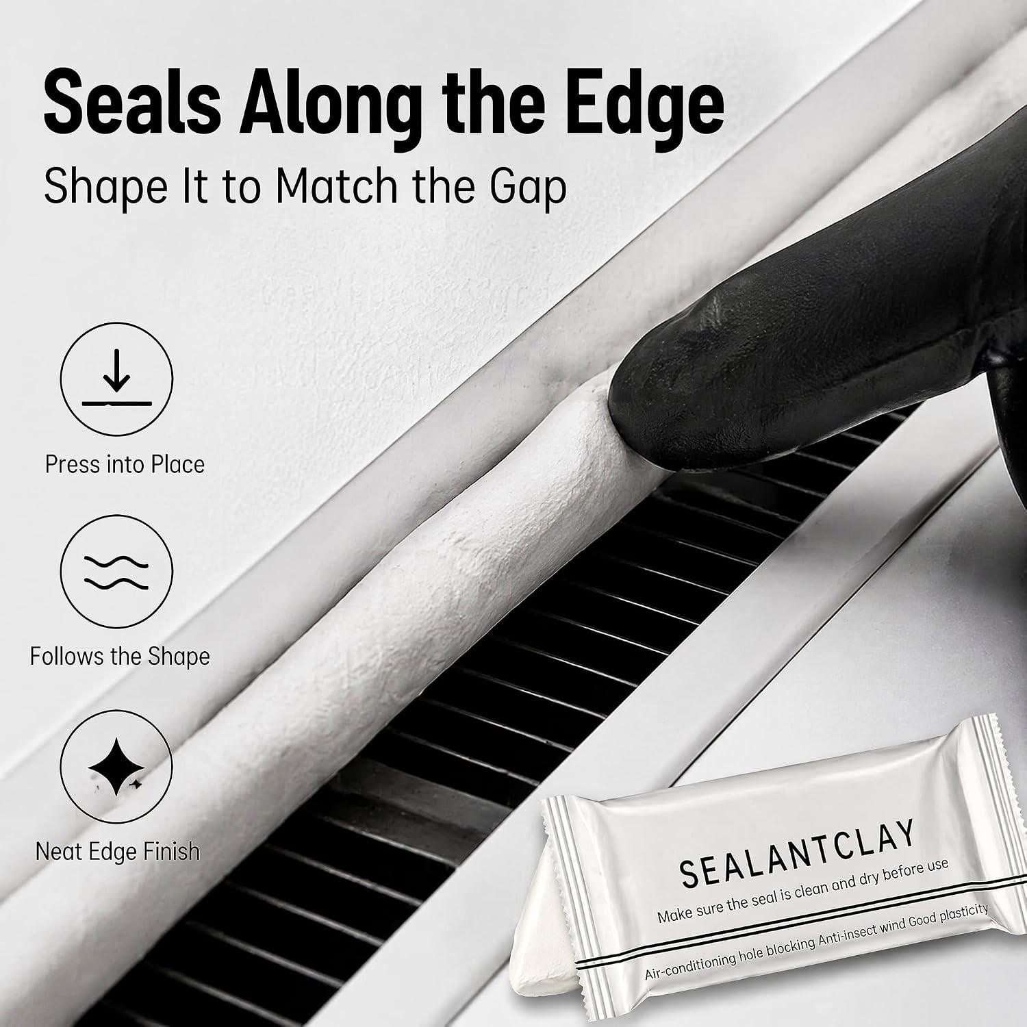 Waterproof Sealant Clay Moldable Plumber Putty Wall Repair Kit 10 Pcs