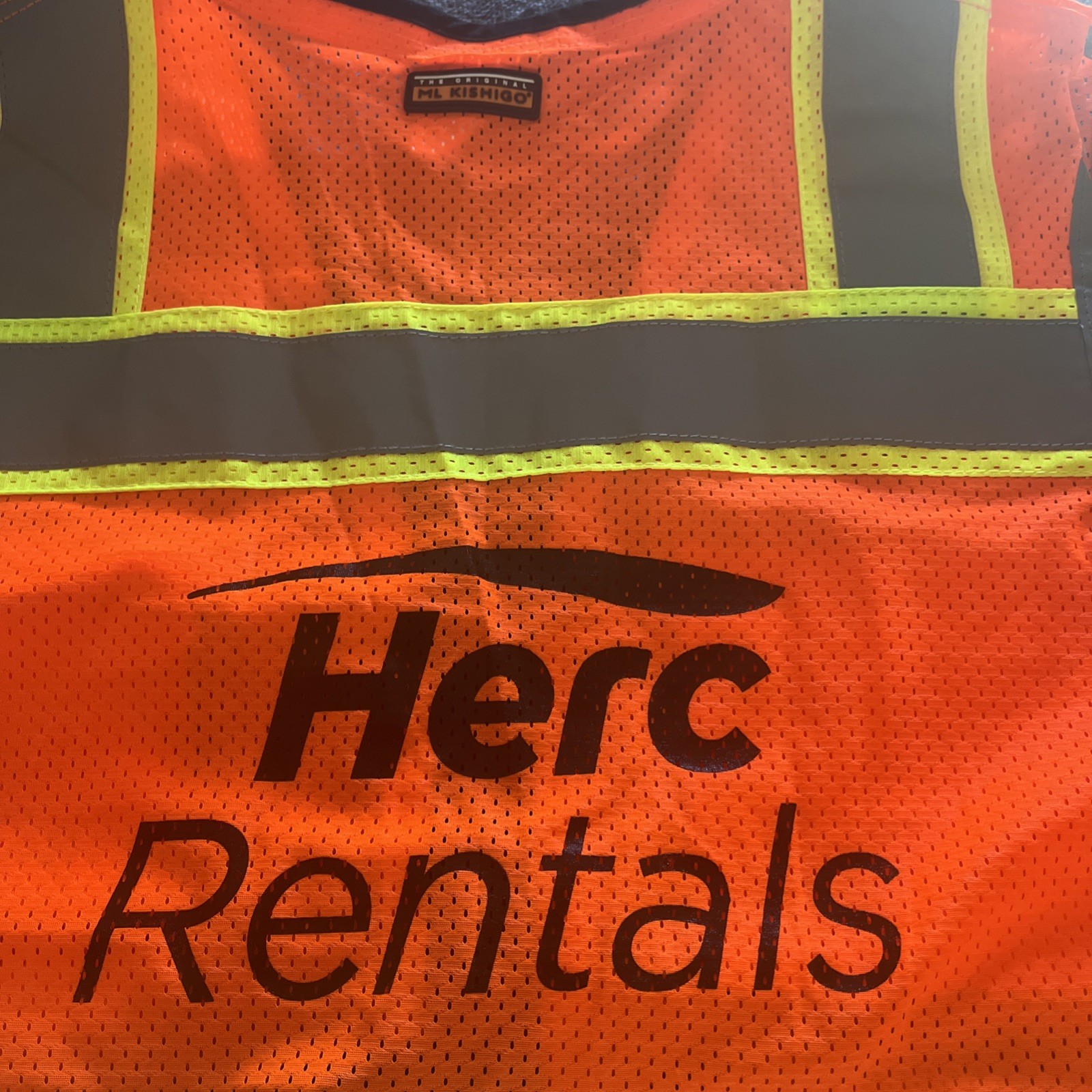 Kishigo Premium Black Series Men’s Surveyors Vest M 1516, Class 2 Hi-Vis, Medium