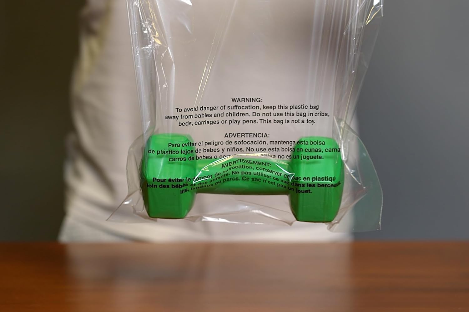 Poly Bags Resealable Suffocation Warning Clear Merchandise 1.5 mil Shirt Apparel