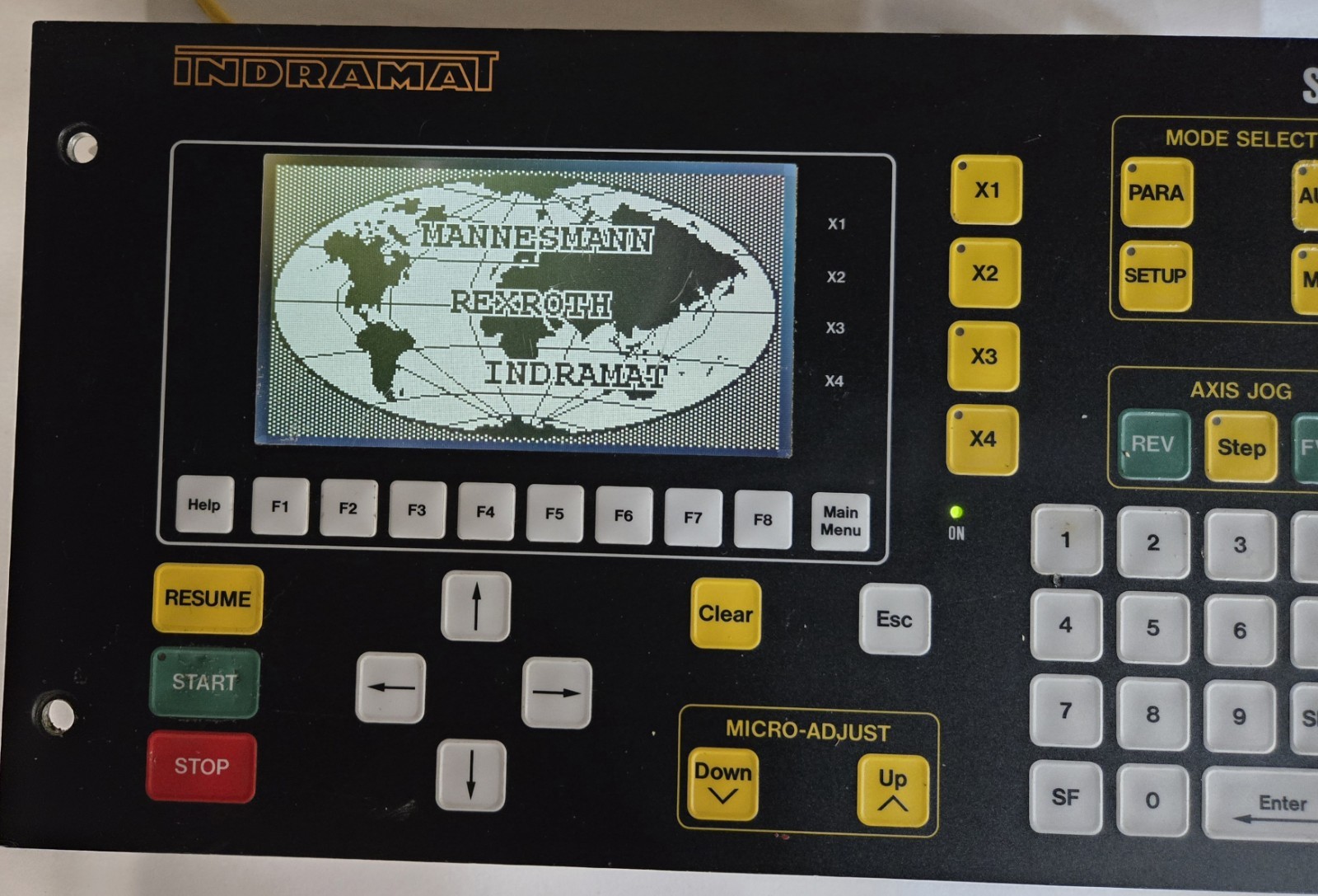 Indramat SOT 02 E2R-CR Remote Mount Operator Control Panel