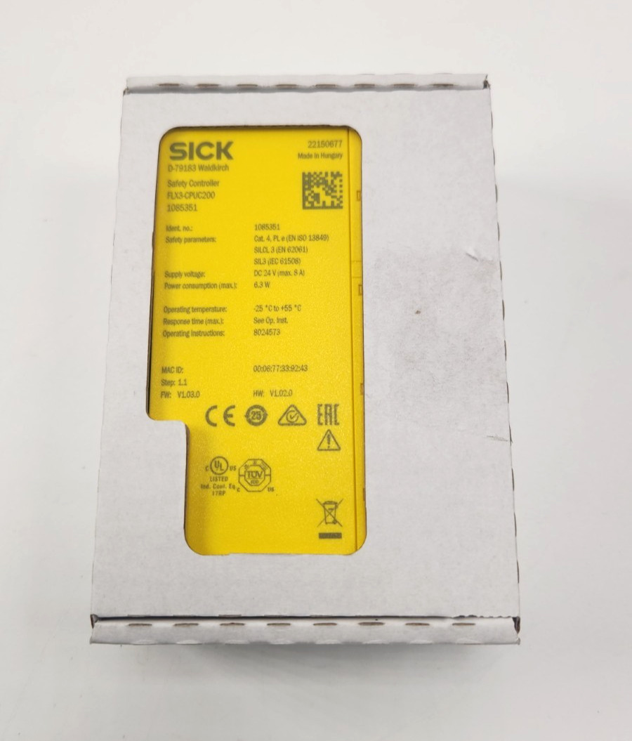 Sick FLX3-CPUC200 Safety Controllers Flexi Compact / Main module (New Sealed)