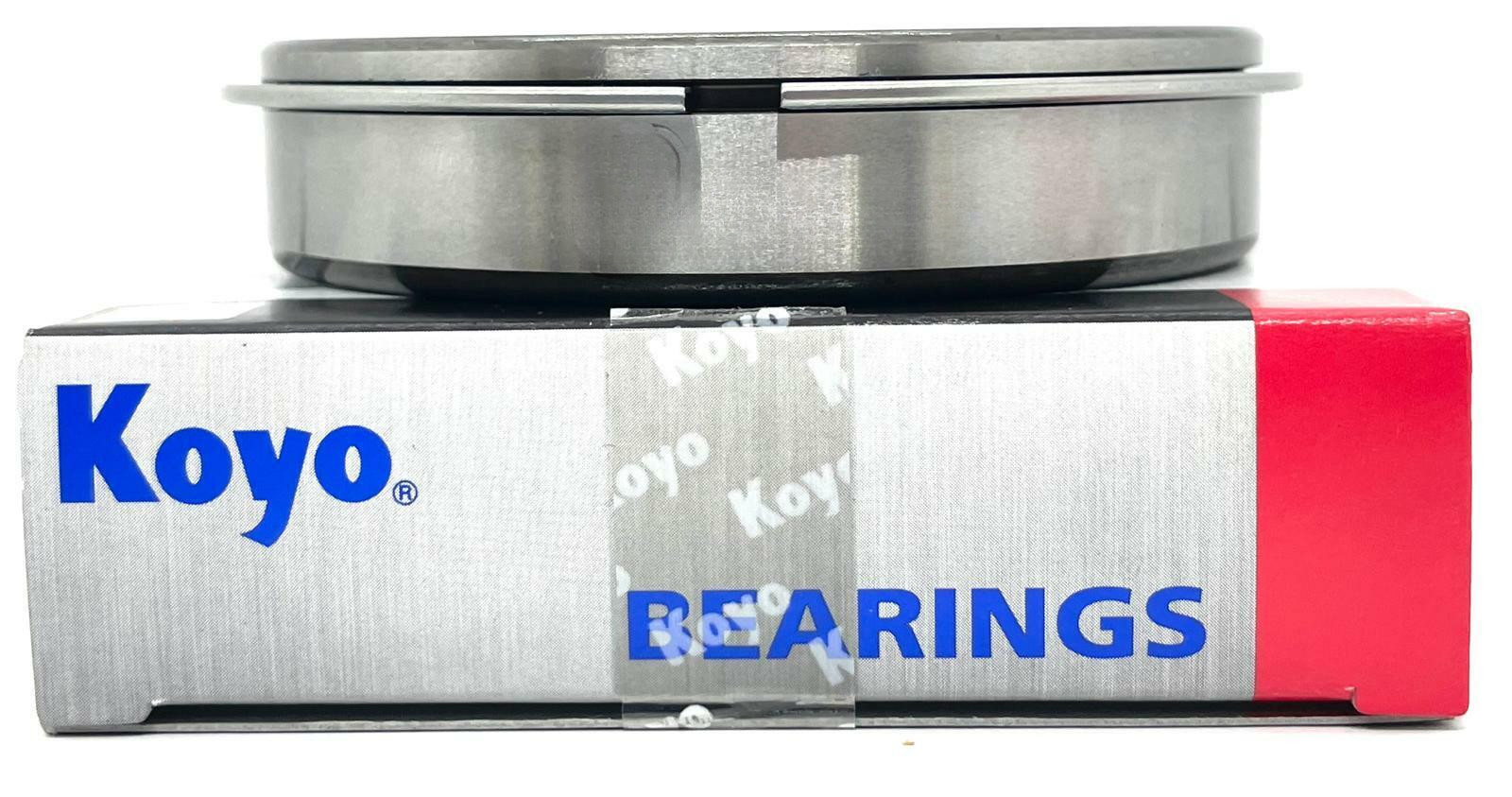 KOYO JAPAN 6208 NR BALL BEARING, OPEN TYPE, NO SEALS + SNAP RING 40x80x18mm