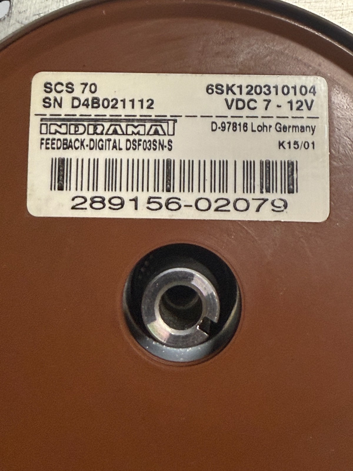 Used & Tested INDRAMAT DSF03SN-S Digital Rotatory Encoder