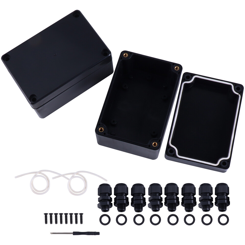 2x Waterproof Plastic Project Box Electronic Enclosure Case 100x68x50mm US Stock