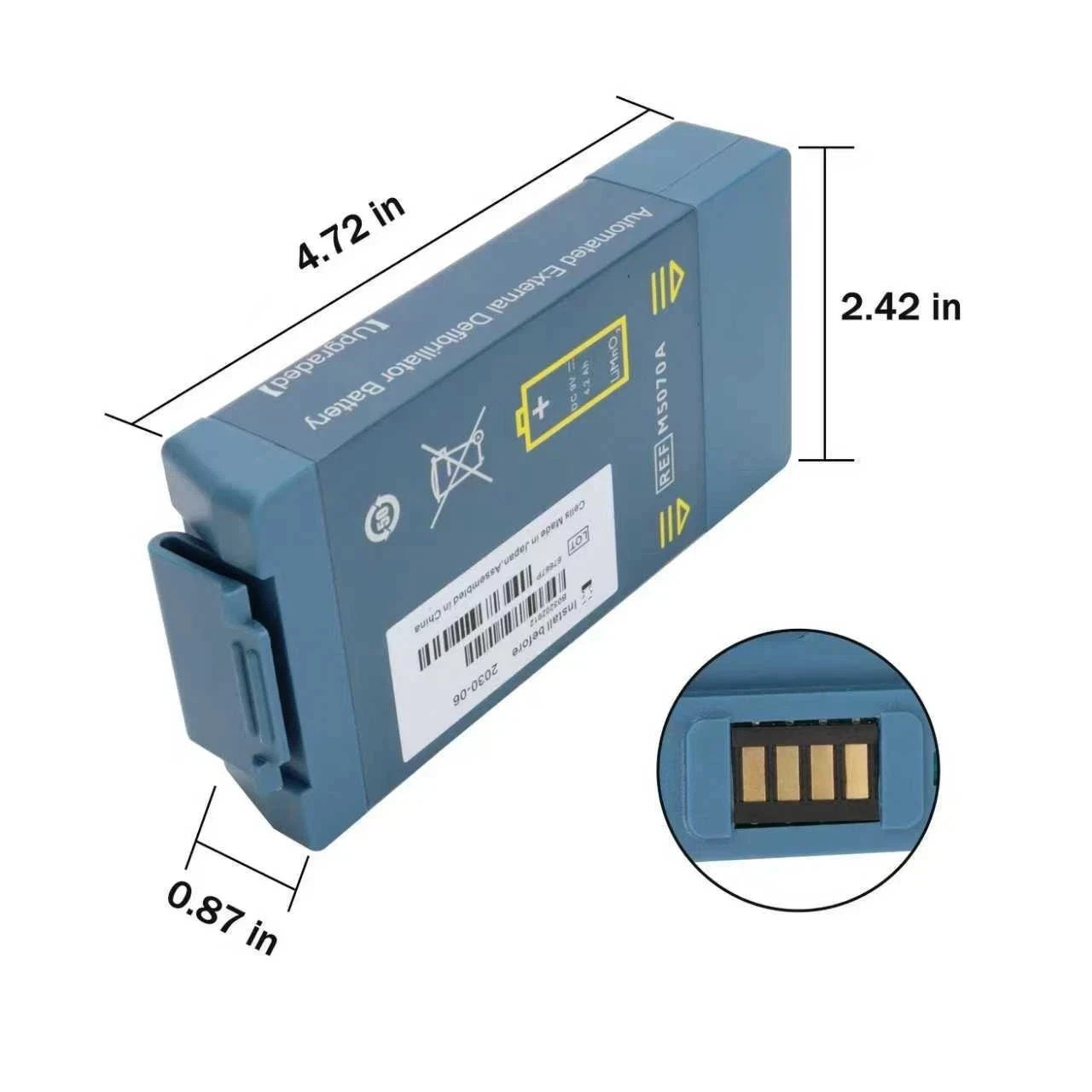 New M5070A Battery for Philips HeartStart Home OnSite AED FRx HS1 M5066A M5067A