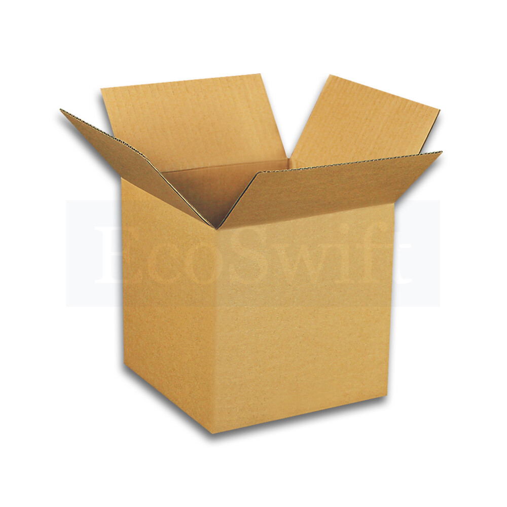 1-200 4x4x4 “EcoSwift” Cardboard Packing Mailing Shipping Corrugated Box Cartons