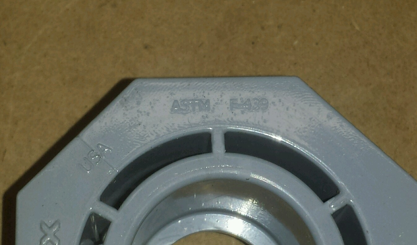 Ipex ASTM F439 2″ x 1″ Chlorinated Poly Fitting Reducer SCH 80 CPVC