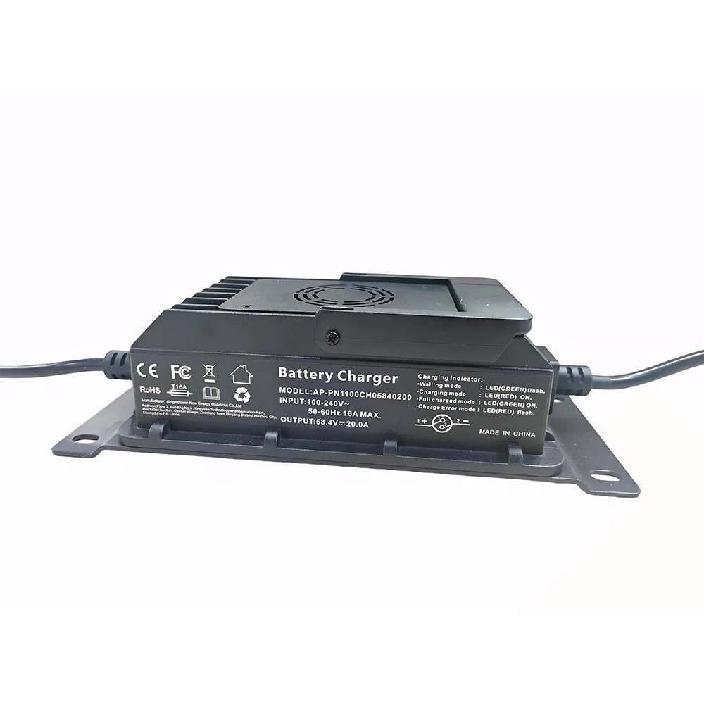 20A 58.4V Lithium Battery Charger for LiFePO4 48V Lithium Battery Rapid Charging