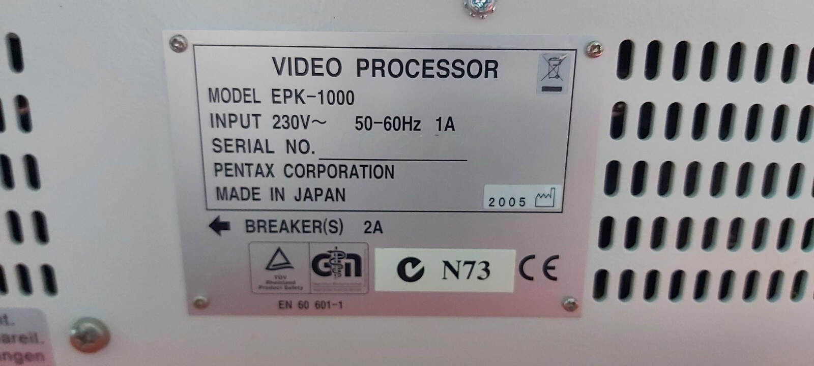 Pentax Medical EPK-1000 Video Processor Make Offers!UPS Shipping!