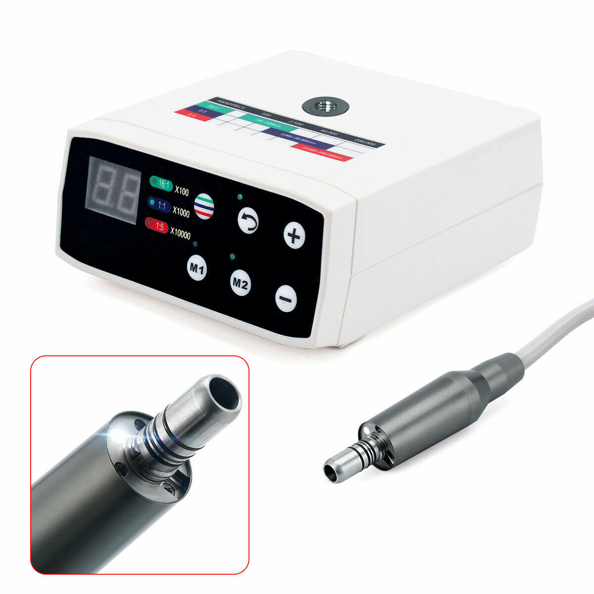 NSK Style Dental Brushless LED Electric Micro Motor 1:1/1:5 Increasing Handpiece