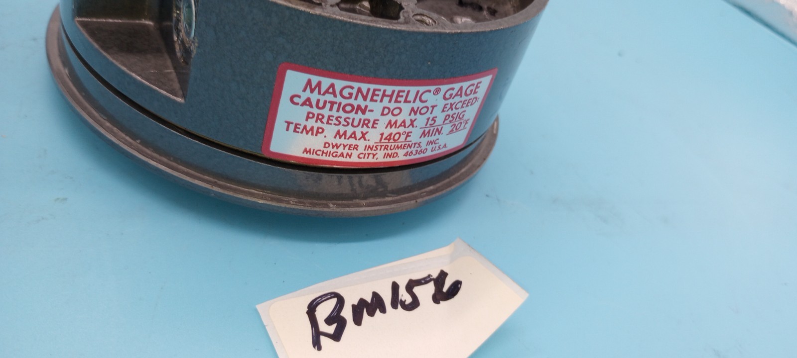 DYWER/ AIR MONITOR CORPORATION M-1419 Magnehelic GAGE 0-12 M3/MN , M/MINXX100