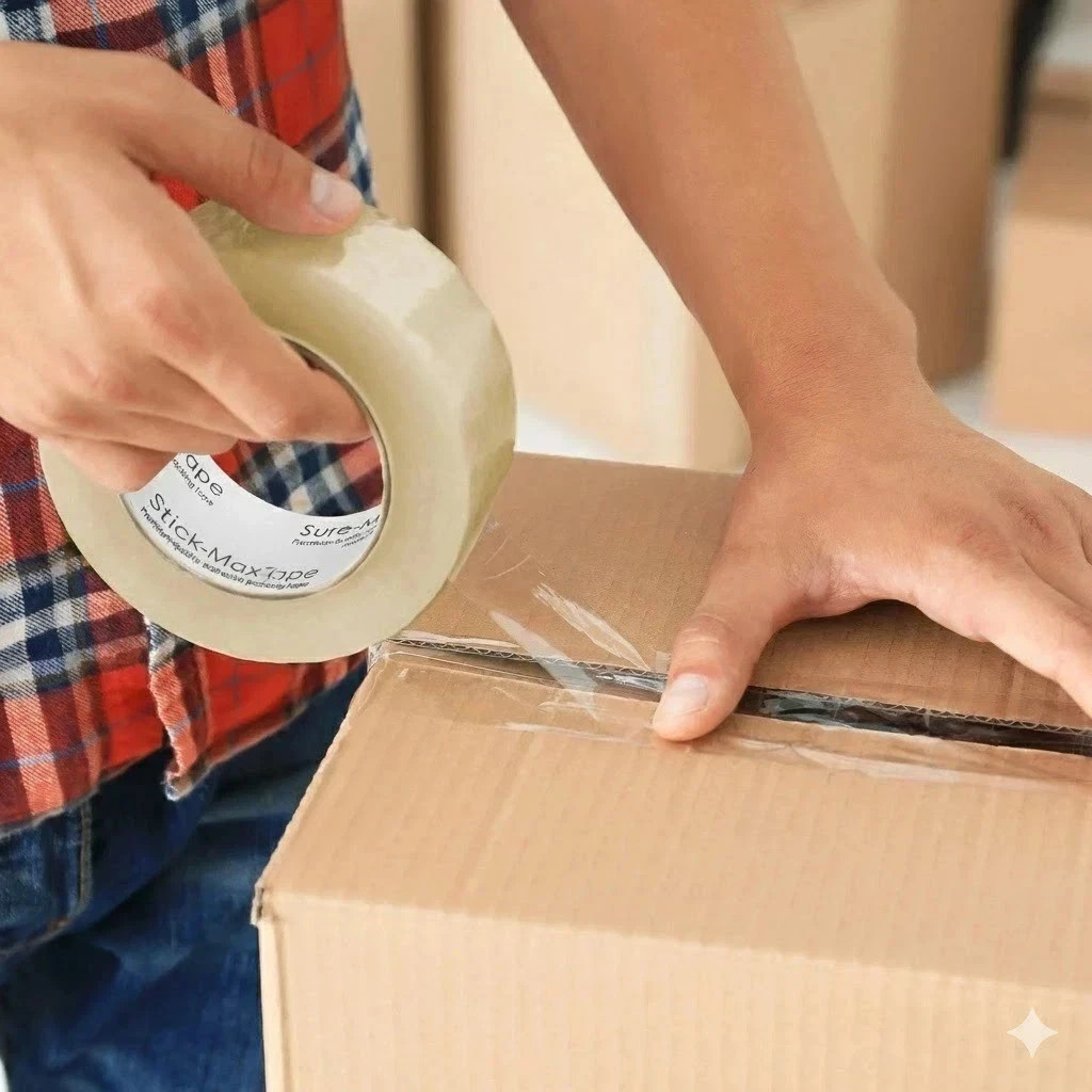 36 Rolls Carton Sealing Clear Carton Packing Tape Box Shipping – 2 mil