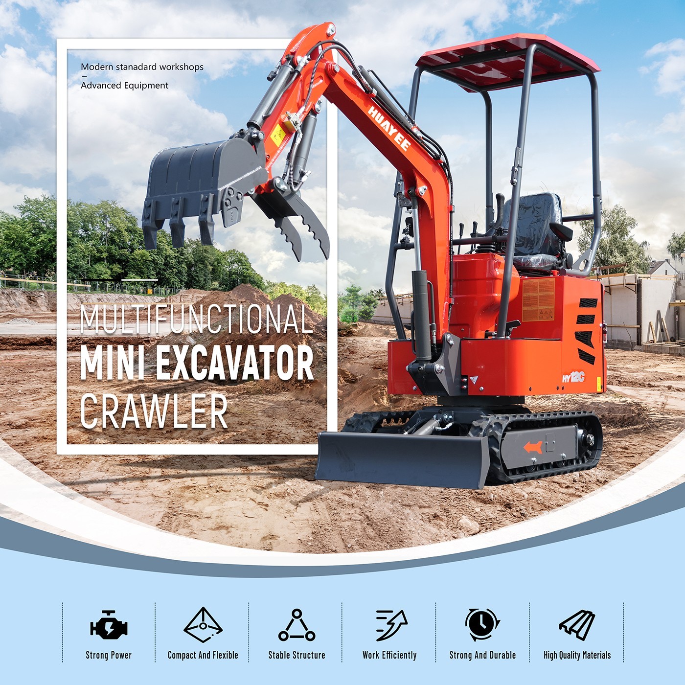 200mm Trenching Narrow Bucket Attachment for Mini Excavator Digger Free Shipping