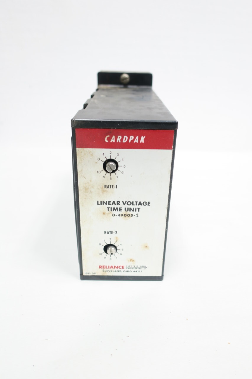 Reliance Cardpak 0-49005-1 Linear Voltage Time Unit
