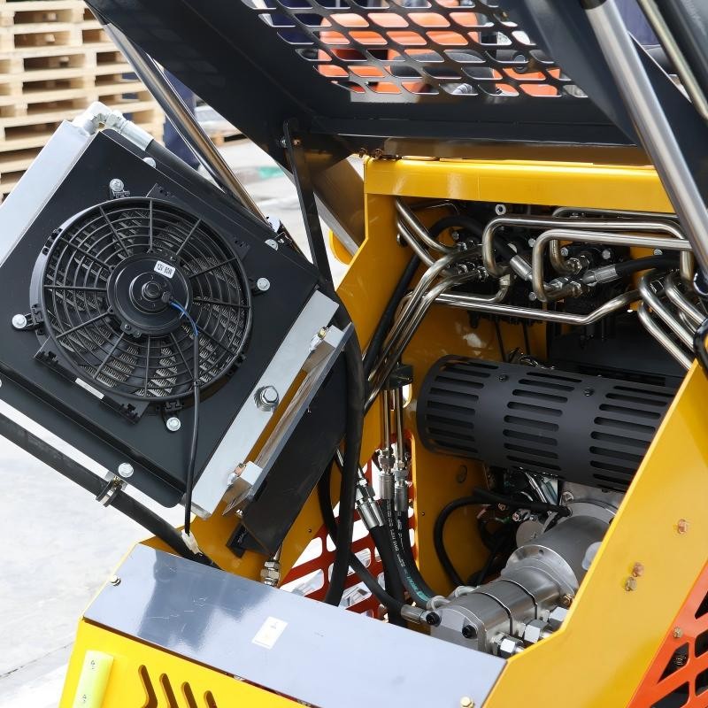 Mini Skid Steer Loader 24HP 4-in-1 Bucket 3-Stage Pump Hydraulic System 2026 New