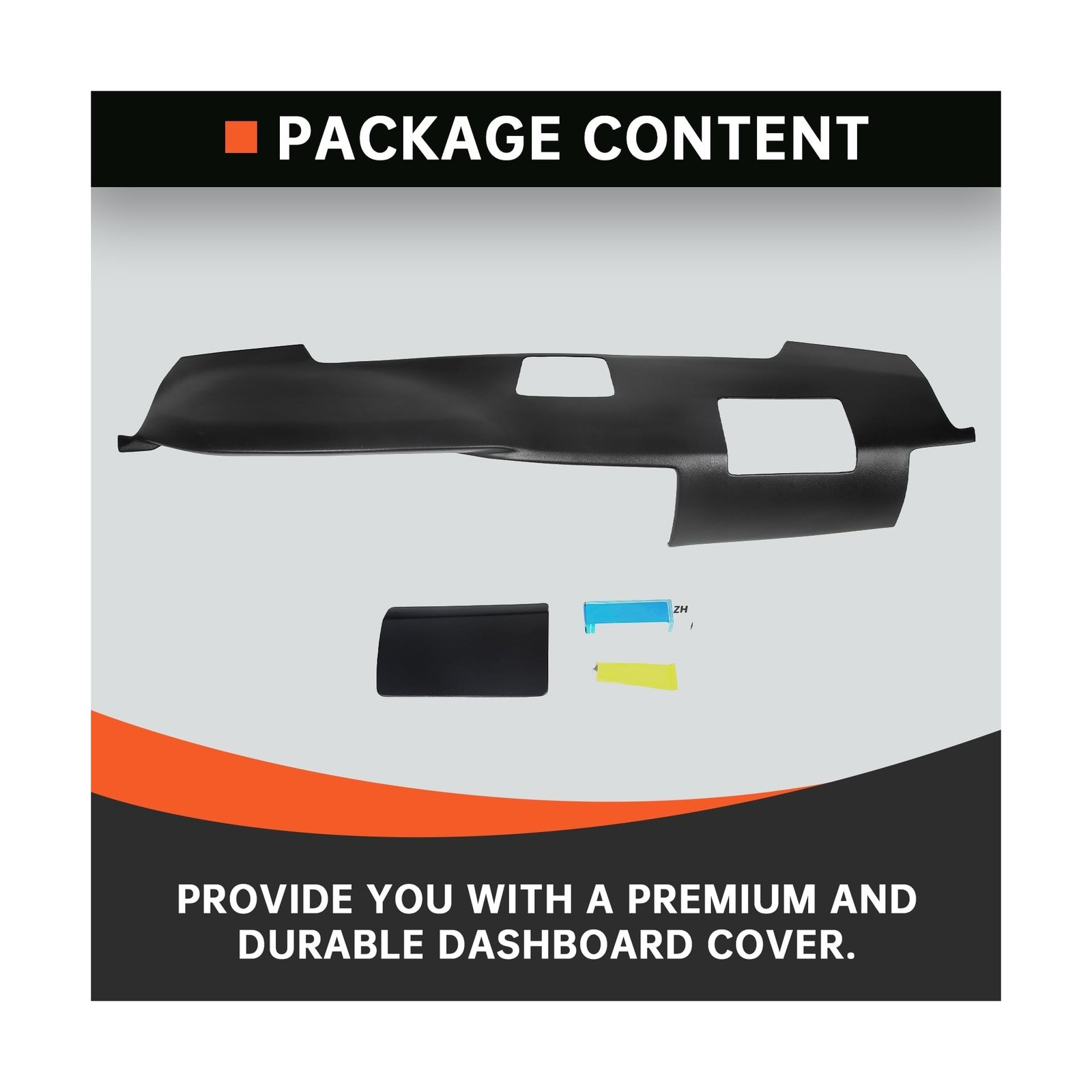 Kojem Dashboard Cover Compatible with 2003-2009 Toyota 4Runner w/Speaker Hole…