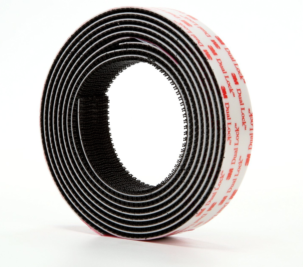 3M Dual Lock Reclosable Fasteners Heavy Duty Industrial Use Black TB3550 1″ x 10