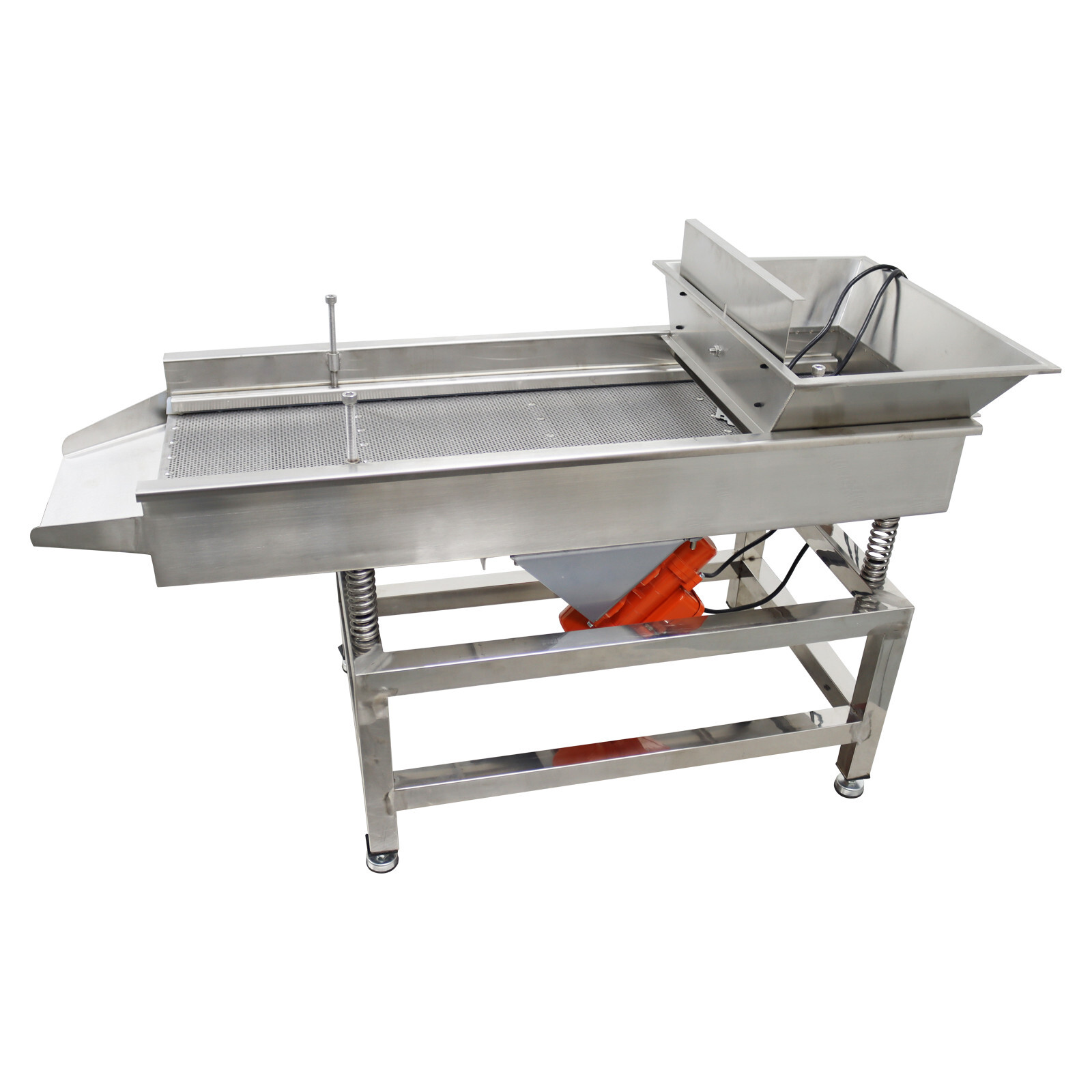 TB610 110V Stainless Steel Linear Vibrating Screen with 3mm Screen Dual Motor