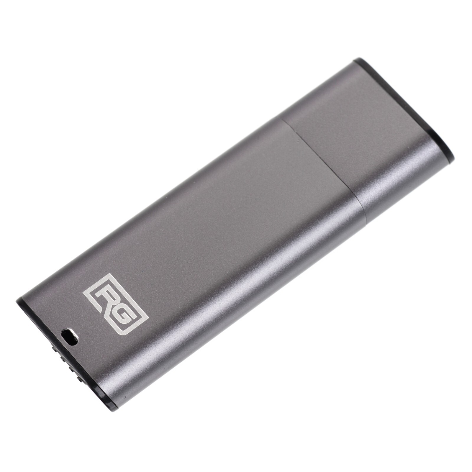 RecorderGear FD10 USB Drive Voice Recorder Small Spy Recording, Gray Option