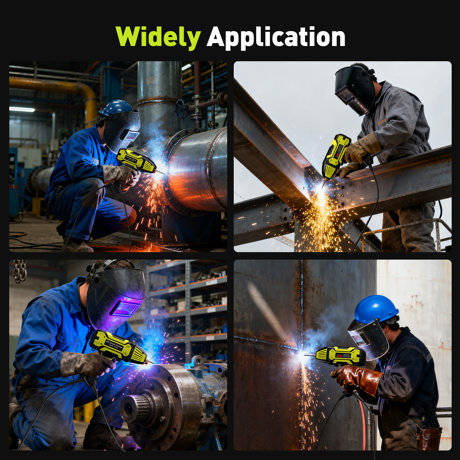 Portable 110V ARC Welder IGBT Inverter Welder Kit Handheld Stick Welding Machine