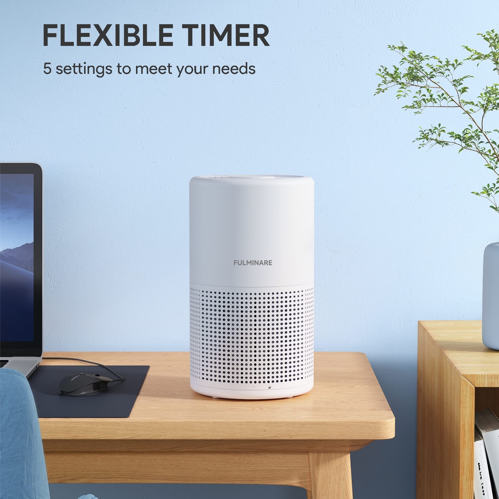Air Purifiers for Bedroom, FULMINARE H13 True HEPA Air Filter, Quiet Air Clea…