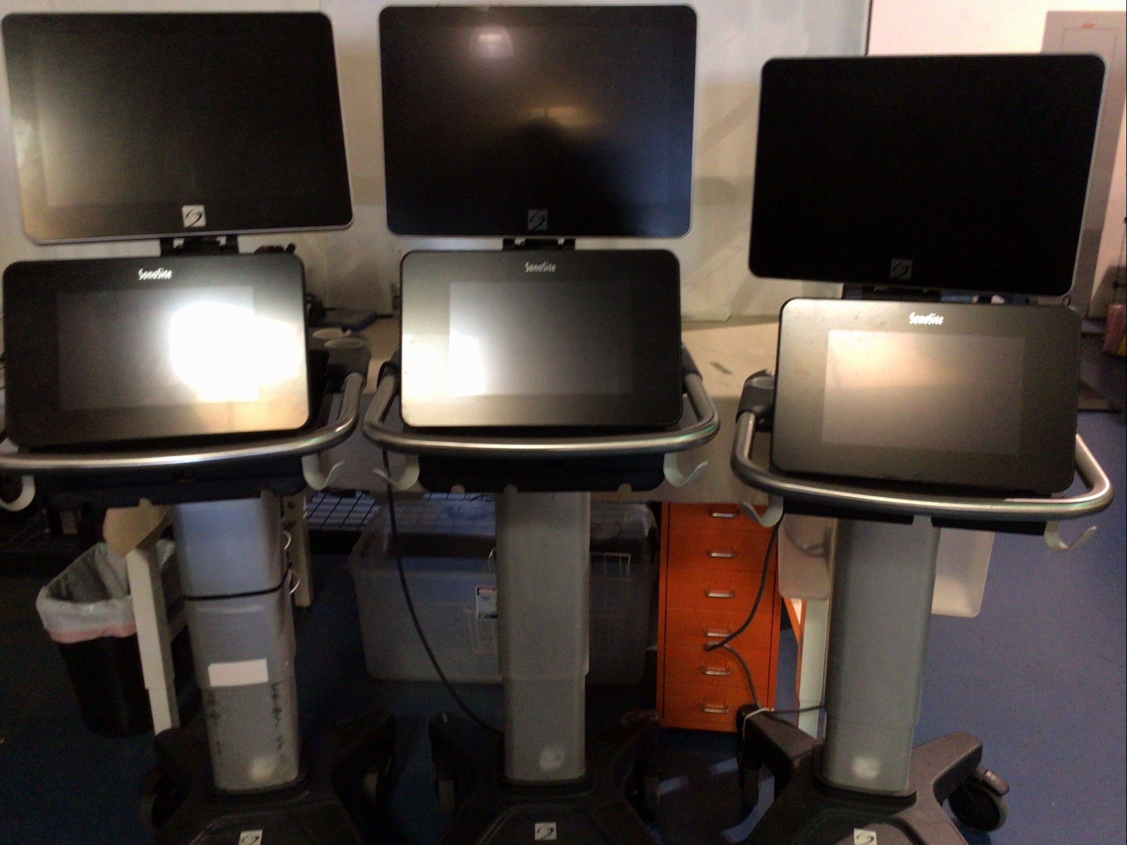 Lot Of 3 SONOSITE X-PORTE ULTRASOUND MACHINE AS IS WITHOUT MODULE