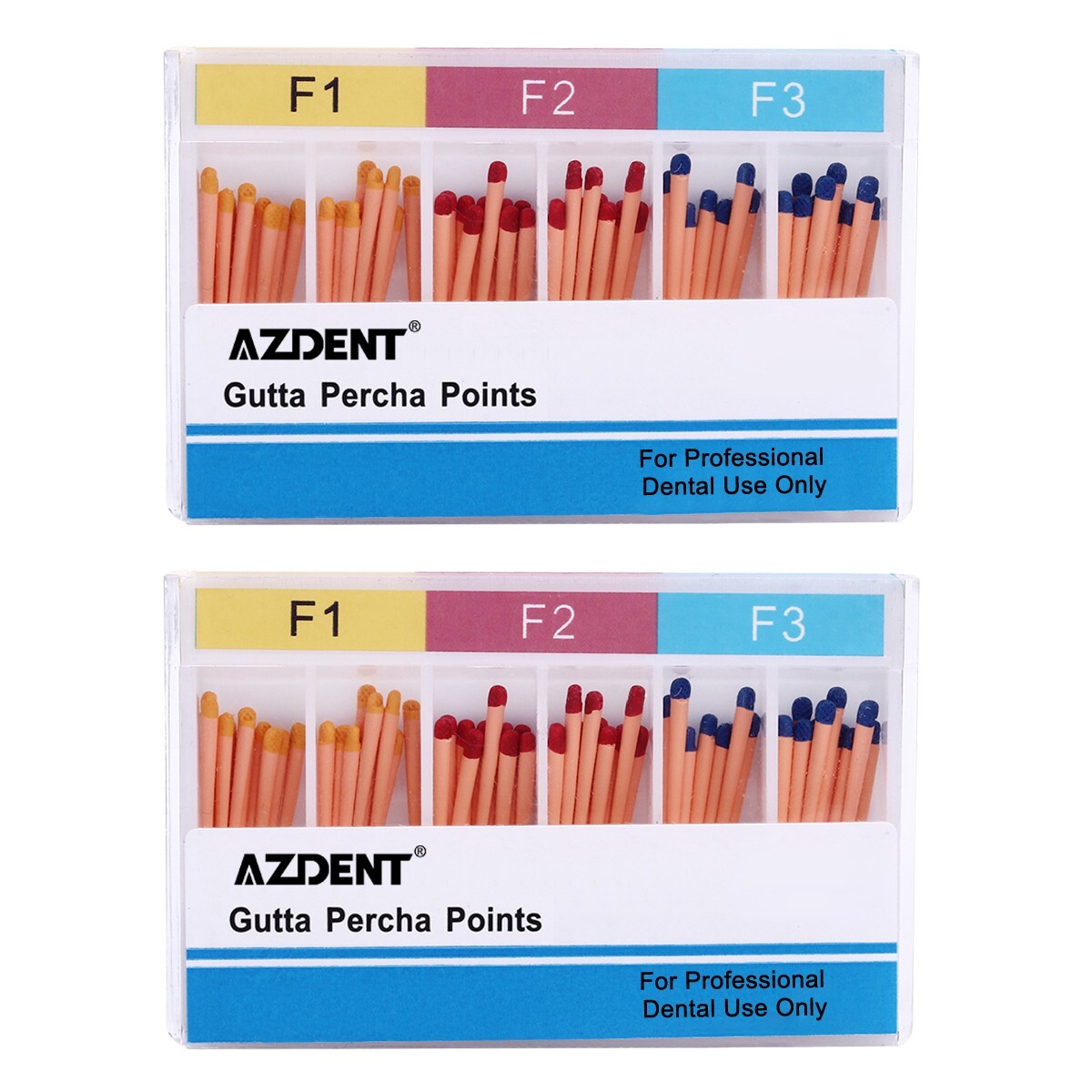 AZDENT Dental Endodontics Gutta Percha Points/Absorbent Paper Points F1 F2 F3