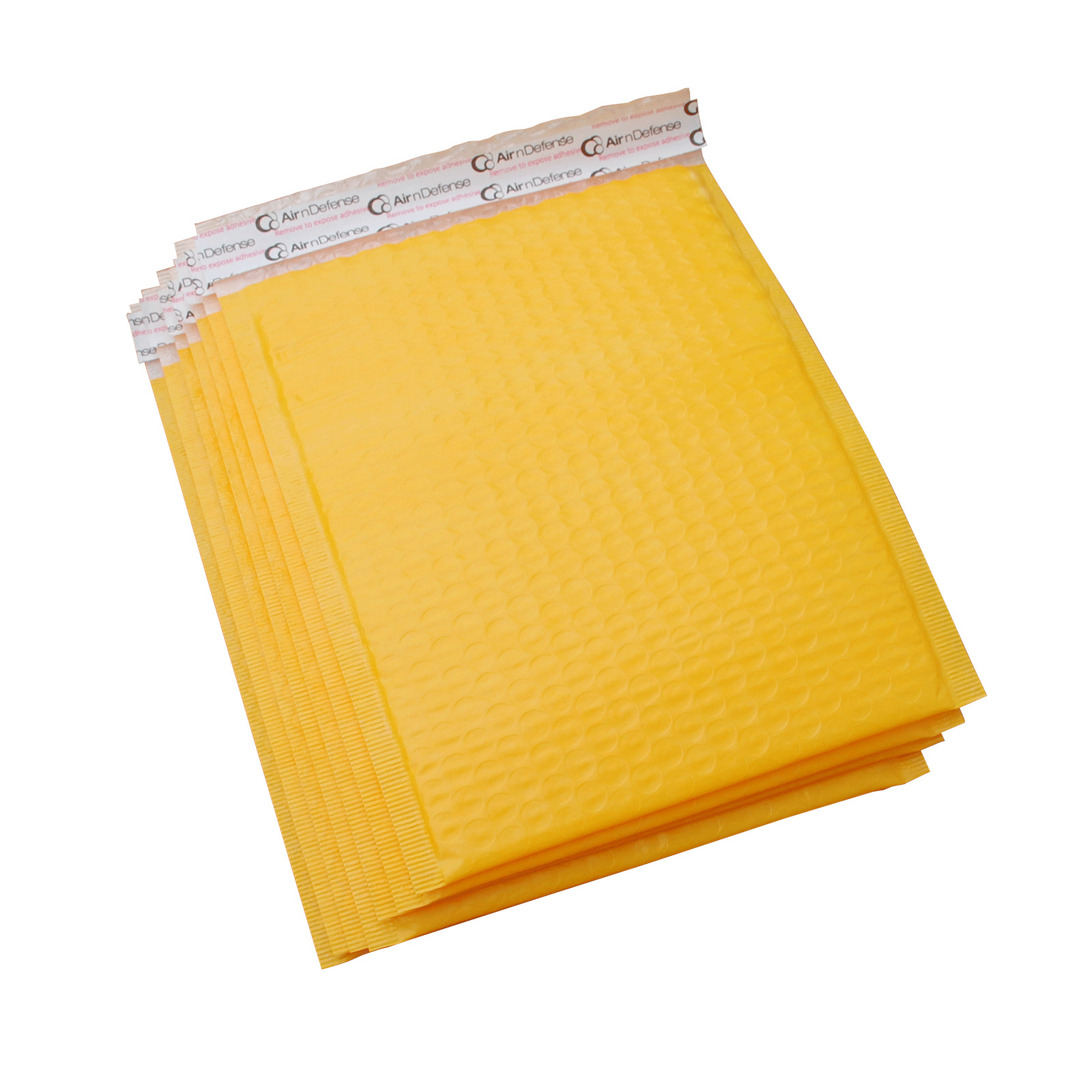 AirnDefense 1000 #000 4X8″ Yellow Poly Bubble Mailers Shipping Padded Envelope