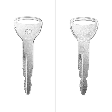 Ignition Keys, 10 Pack Forklift Key Heavy Equipment Ignition Keys 57591-23330-71