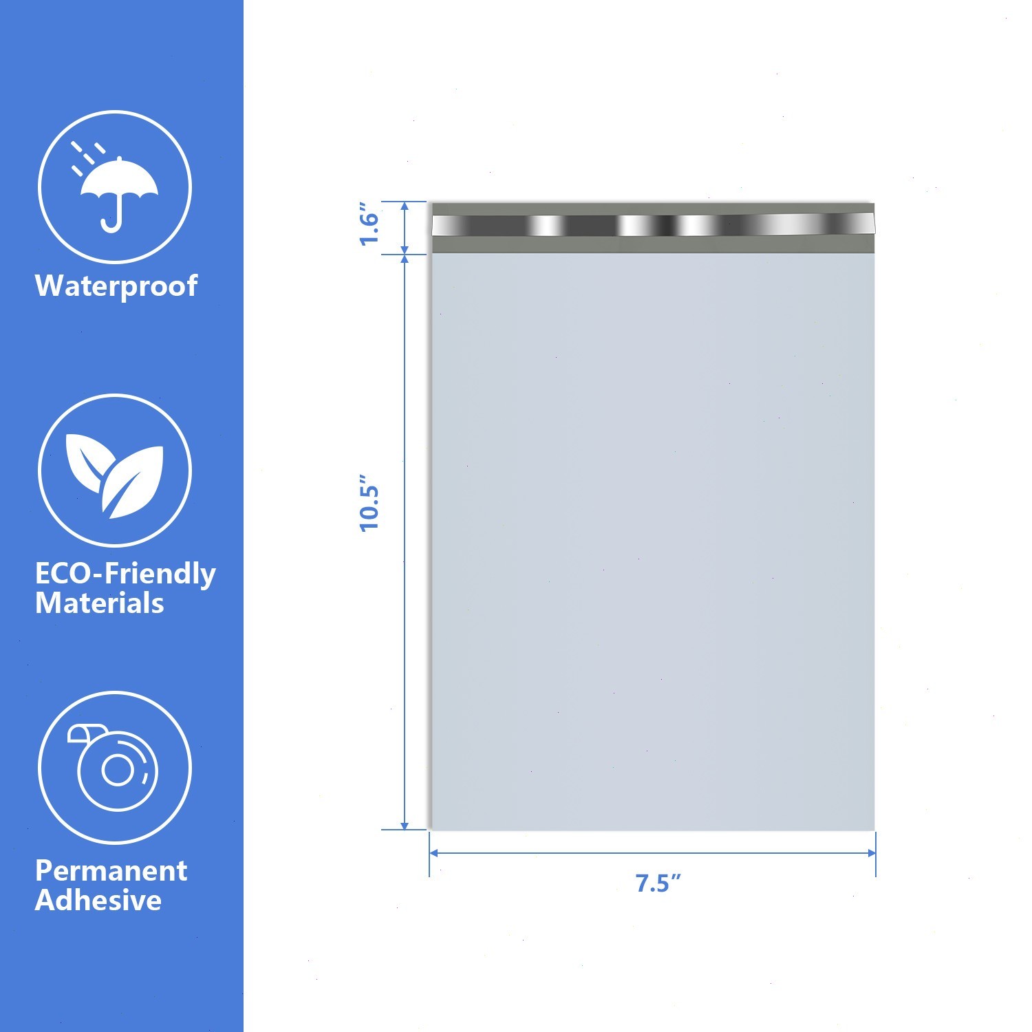 Poly Mailers Shipping Bags – 6×9 7.5×10.5 9×12 10×13 12×15.5 14×17 19×24 24×24