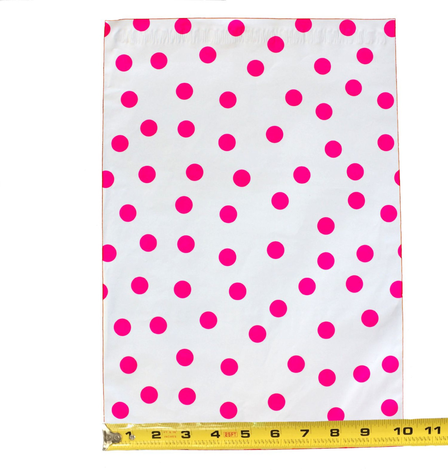 Hot Pink,Teal,Purple,Blue Polka Dot Flat Poly Shipping Mailers 10×13, 6×9, 12×15