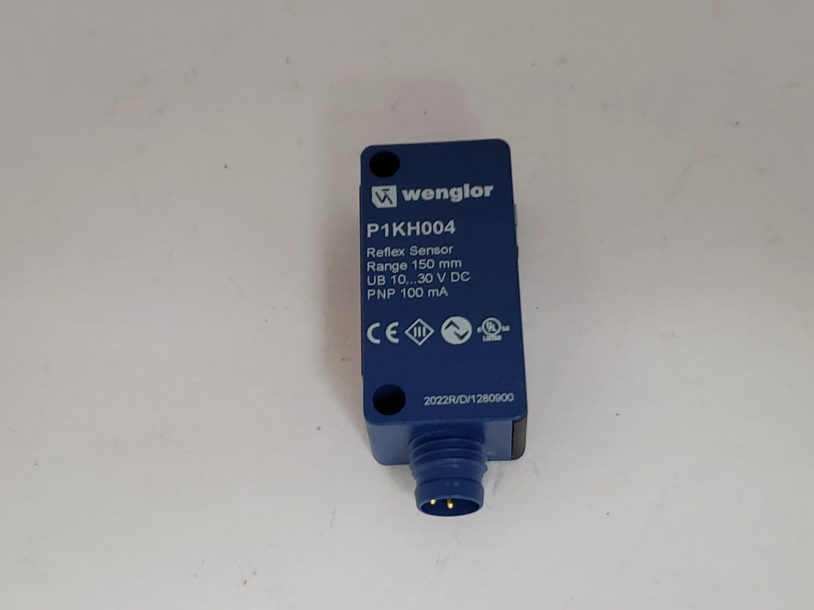 WENGLOR P1KH004 PHOTOELECTRIC REFLEX SENSOR 3 PIN 10-30V DC PNP NIB