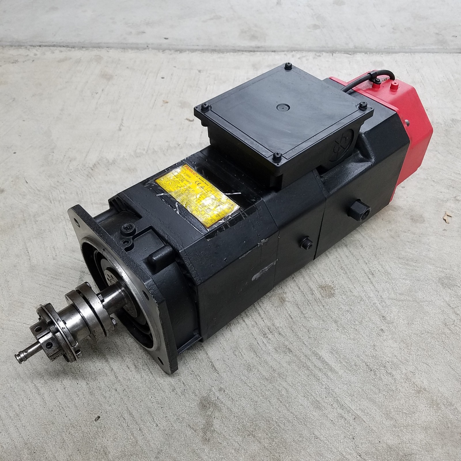 Fanuc A06B-1474-B128#F321 AiT2/10000 AC Servo Motor, 10000 RPM Max @ 3.7kW