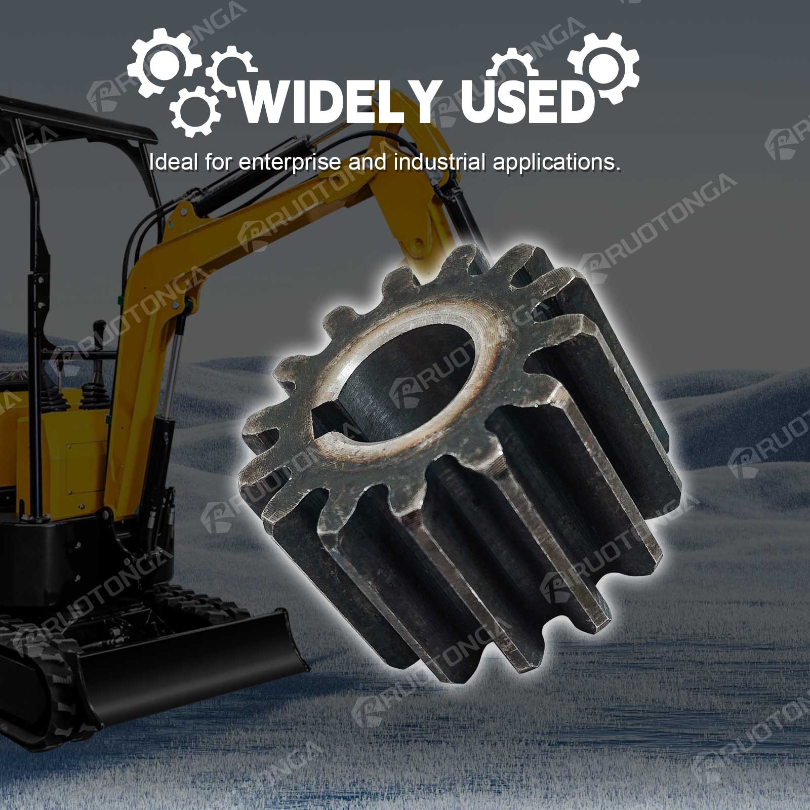 Chinese China One TonMini Excavator Swing Motor Gear，NEW
