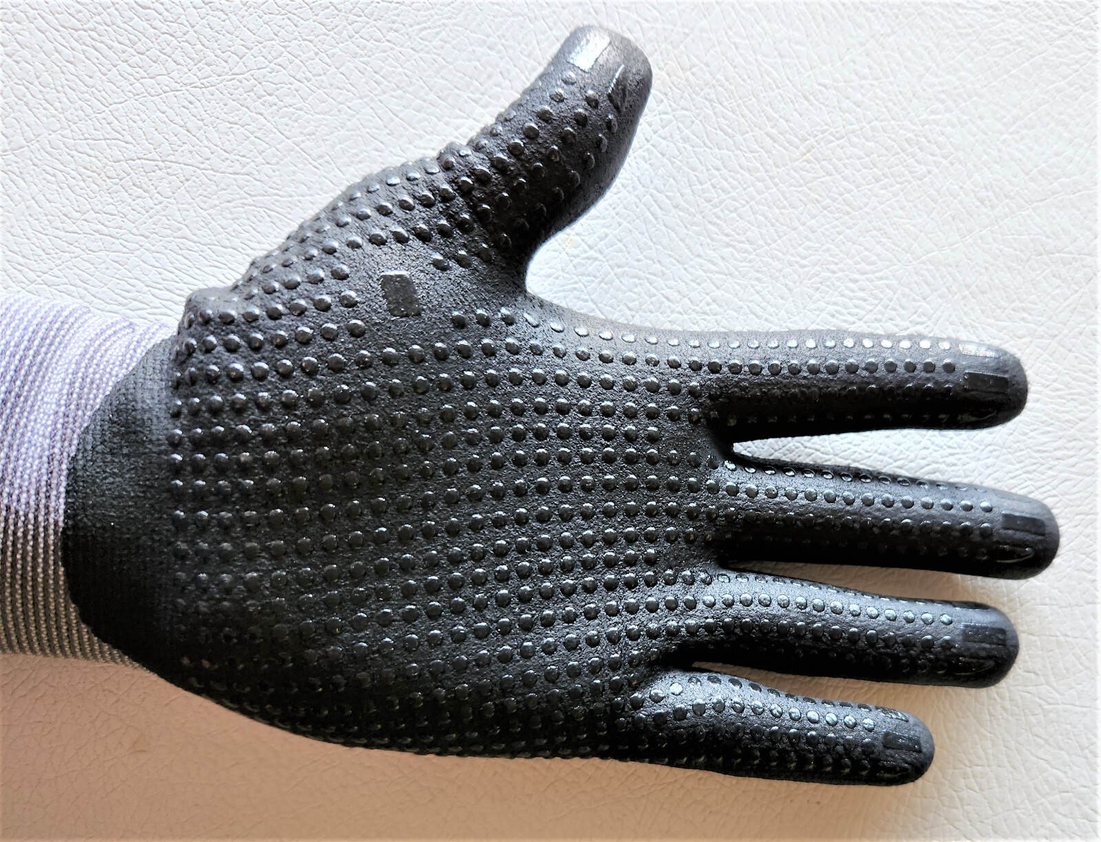 12-Pair Flexi-Guard Glove Ultra-Lightweight breathable Dotted Palms Glove