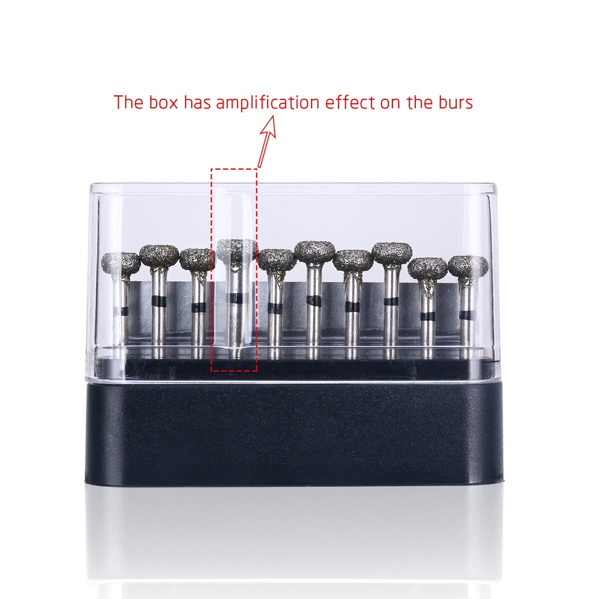 10 pcs Dental High Speed Diamond Burs Circular wheel Super Coarse Diamond Drills