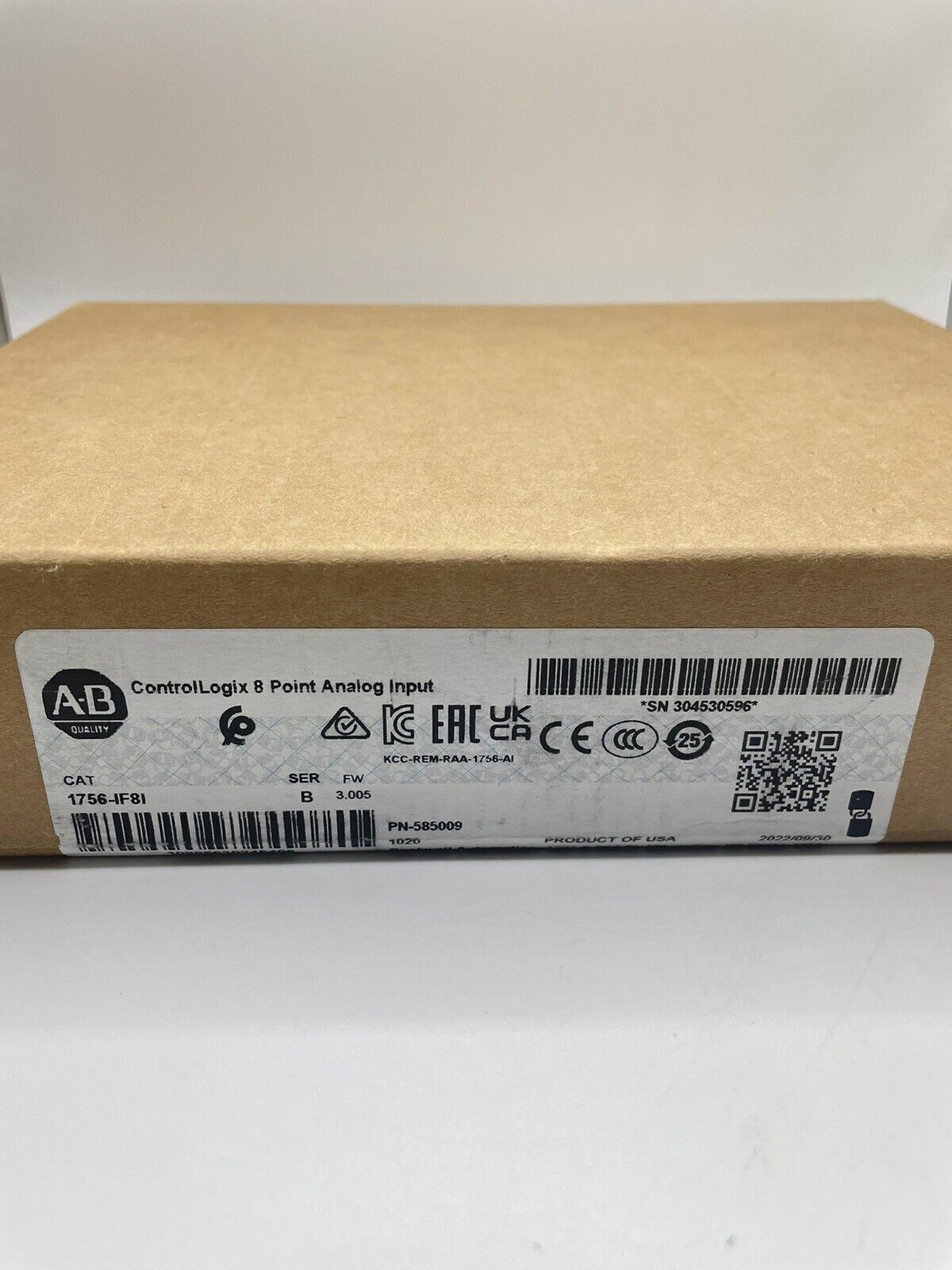 2023 New Sealed Allen Bradley 1756-IF8I /A Isolated Analog Input Module