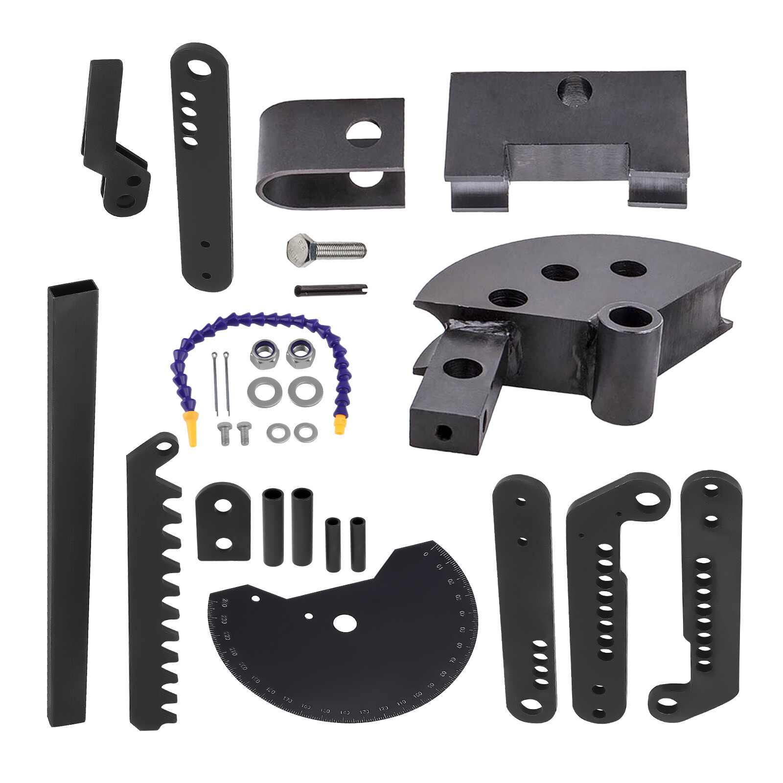 Oxide Coating Manual Pipe and Tube Bender & 1-5/8″ X 5″ 120 Degree Tubing Dies