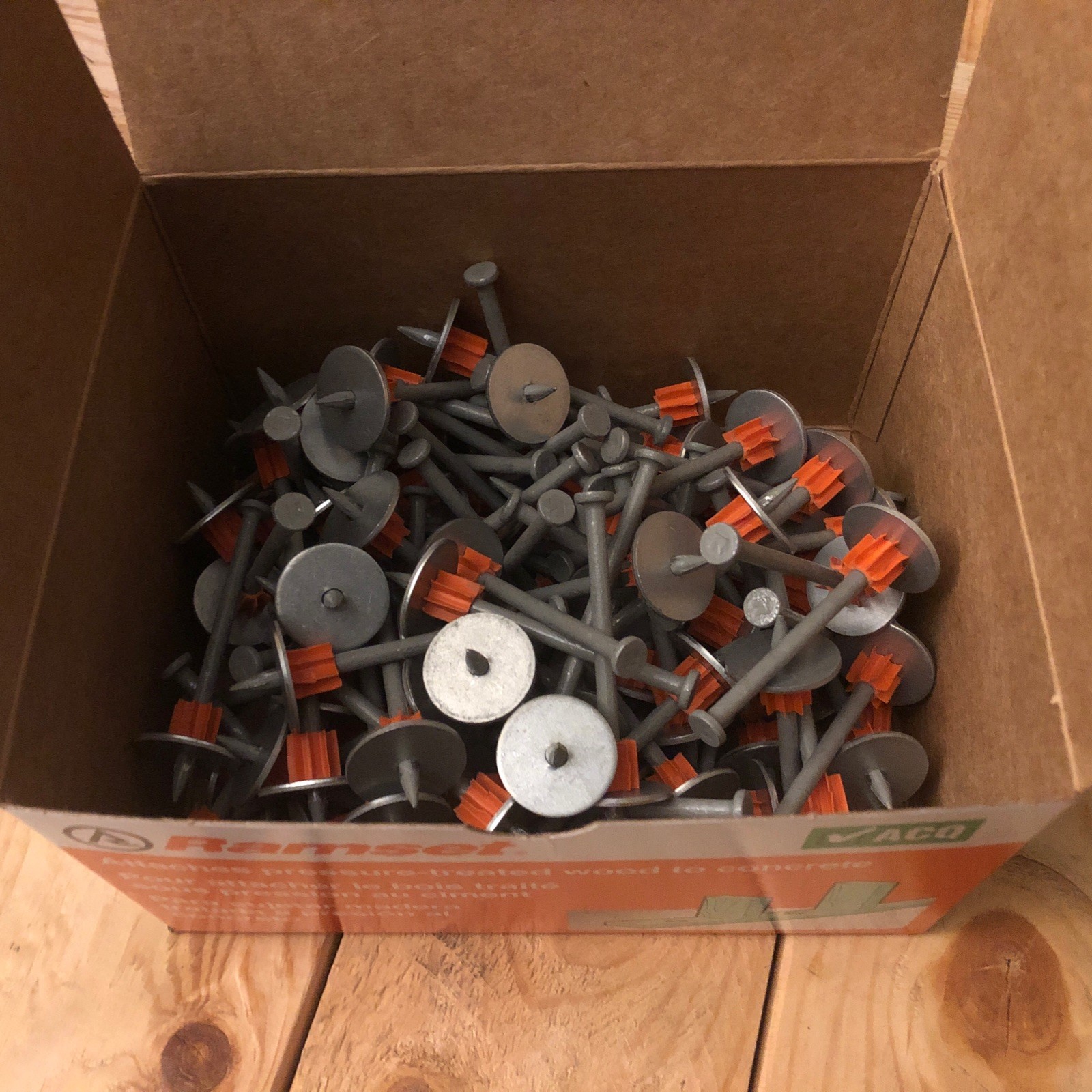 Ramset Ramguard 1516SDE 2-1/2-Inch Drive Pin/Washer 100 pc “SHIPS FREE”